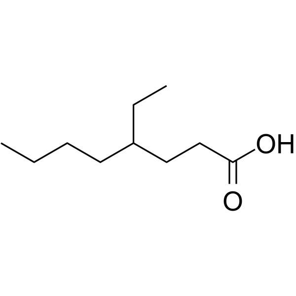 4-Ethyloctanoic acid Chemical Structure