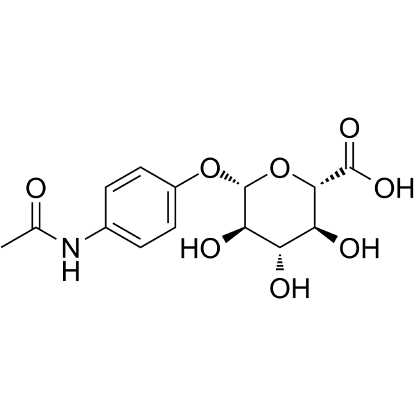 Acetaminophen glucuronide Chemical Structure