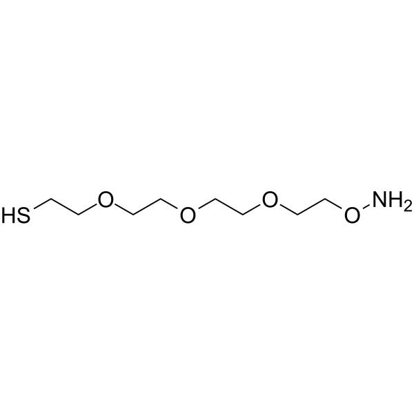 Aminooxy-PEG3-C2-thiol Chemical Structure