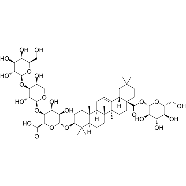 Araloside C التركيب الكيميائي