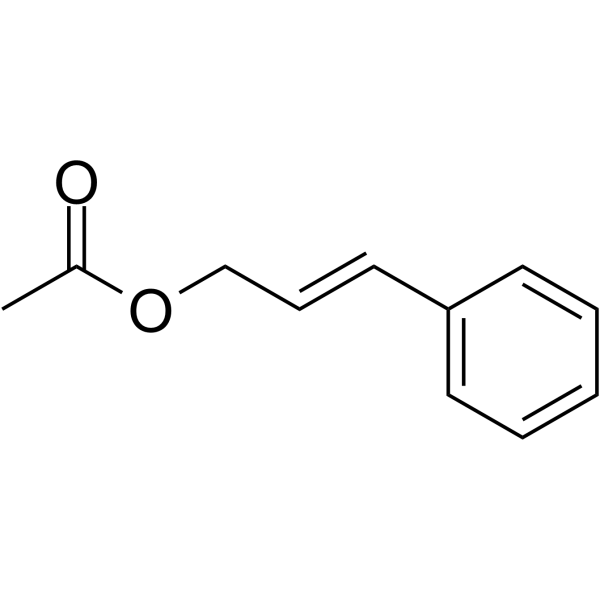 Cinnamyl acetate 化学構造