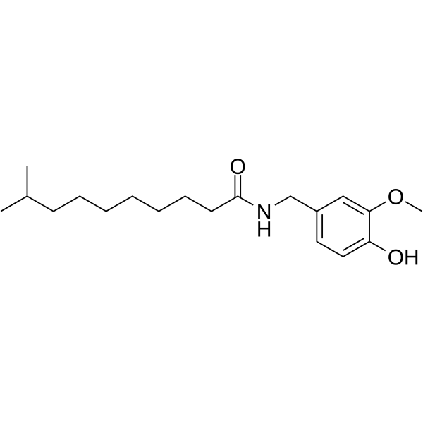 Homodihydrocapsaicin I 化学構造