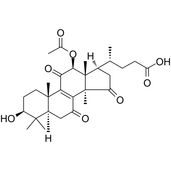 Lucidenic acid E 化学構造