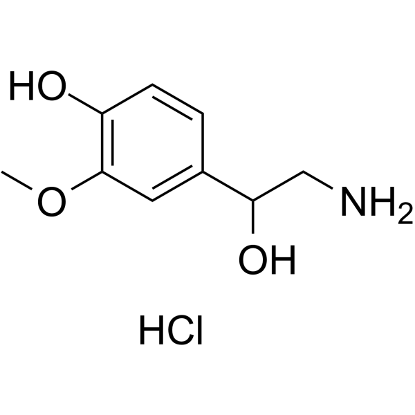 Normetanephrine hydrochloride 化学構造