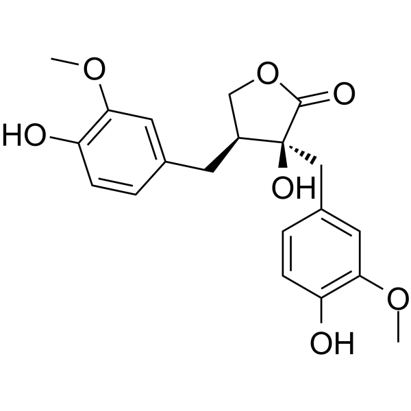 Nortrachelogenin التركيب الكيميائي