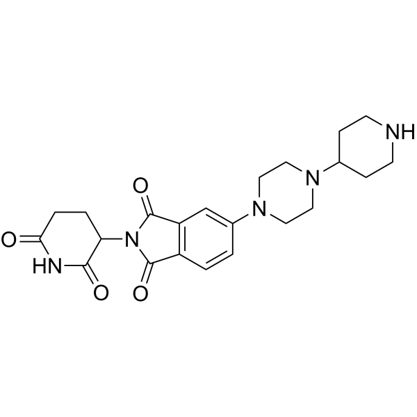 Thalidomide-Piperazine-Piperidine Chemical Structure