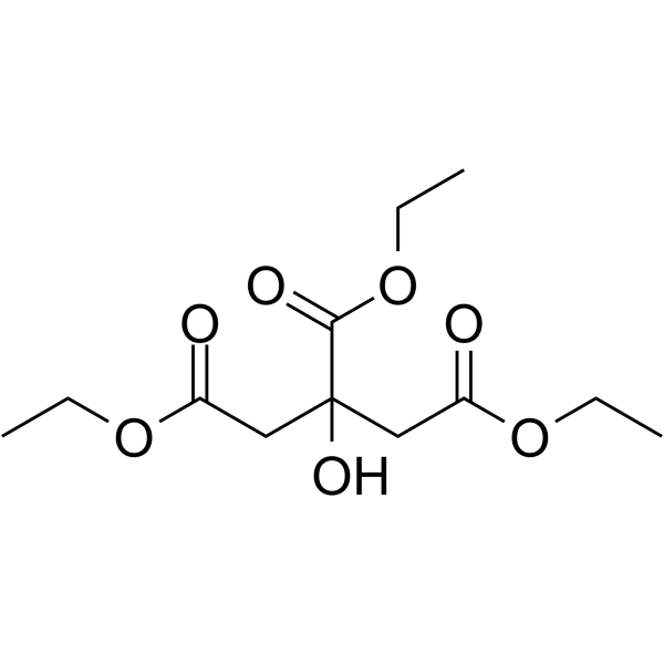 Triethyl citrate Chemical Structure