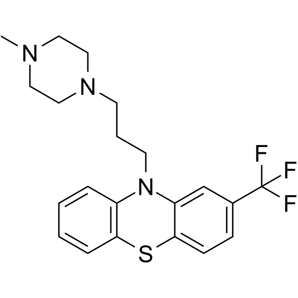 Trifluoperazine التركيب الكيميائي