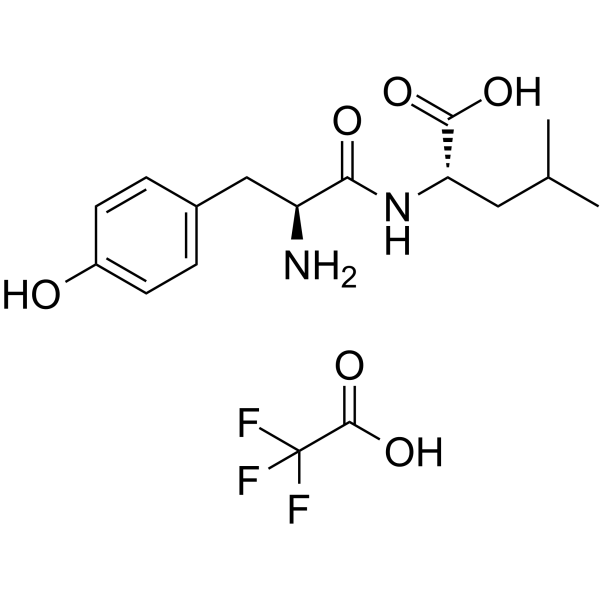 Tyrosylleucine TFA التركيب الكيميائي