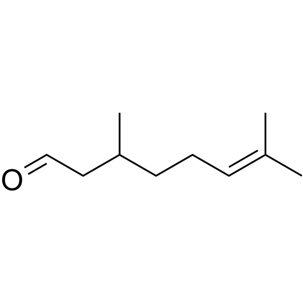 Citronellal Chemical Structure