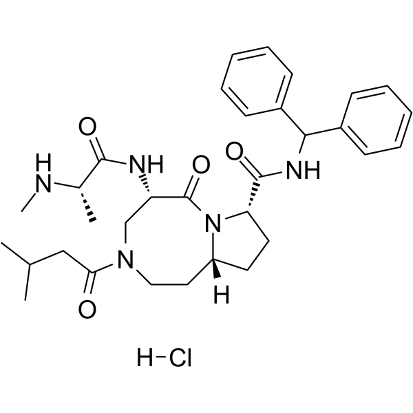 Xevinapant hydrochloride Chemical Structure