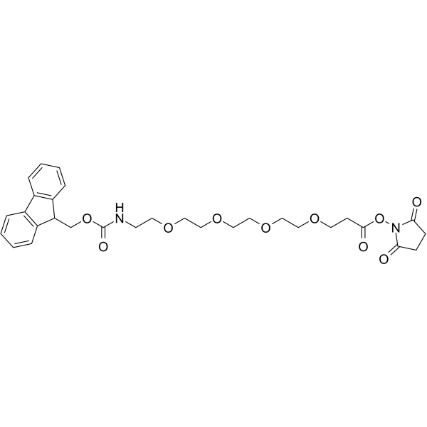 Fmoc-PEG4-NHS ester Chemische Struktur