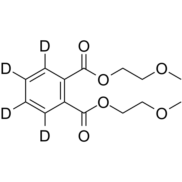 Bis(2-methoxyethyl) phthalate-3,4,5,6-d4 Chemical Structure