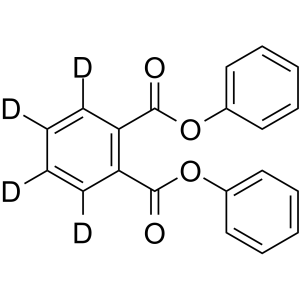 Diphenyl phthalate-3,4,5,6-d4 Chemical Structure