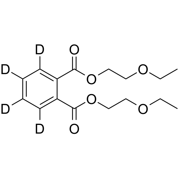 Bis(2-ethoxyethyl) phthalate-3,4,5,6-d4 Chemical Structure