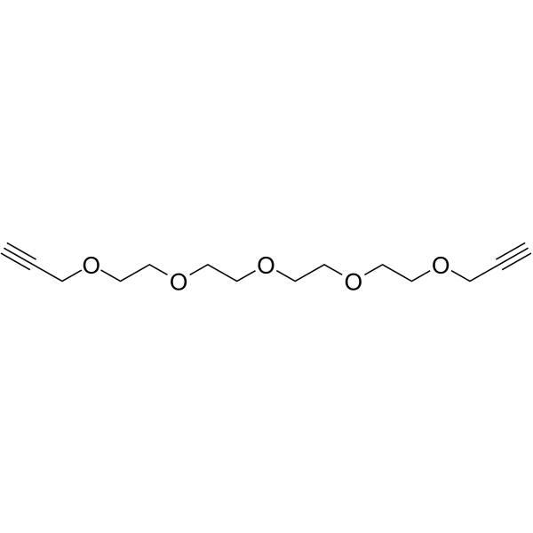 Bis-propargyl-PEG4 التركيب الكيميائي