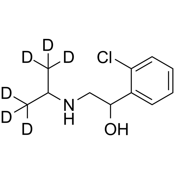 Clorprenaline-d6 Chemical Structure