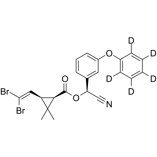 Deltamethrin-d5 Chemical Structure