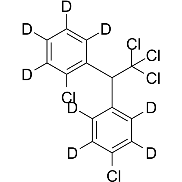 2,4’-DDT-d8 Chemical Structure