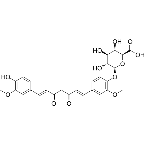 Curcumin-β-D-glucuronide Chemical Structure