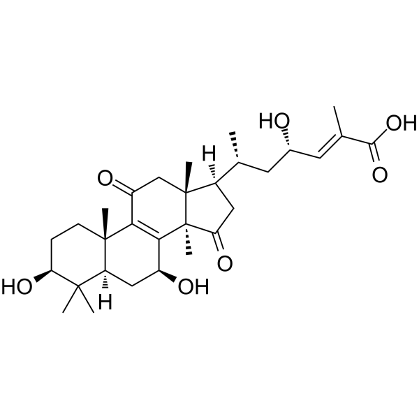 Ganoderic acid ε Chemische Struktur