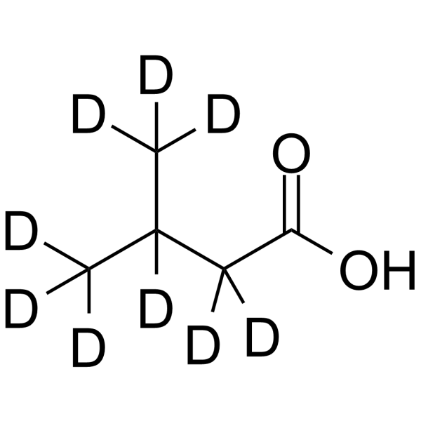 Isovaleric acid-d9 Chemical Structure