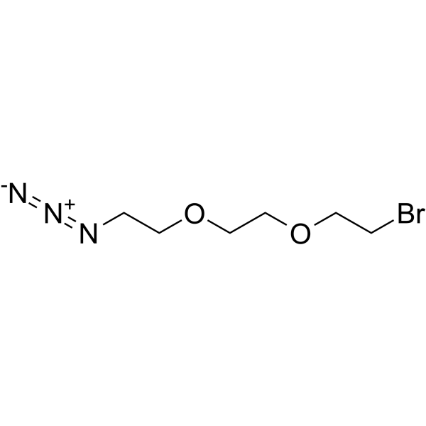 Bromo-PEG2-C2-azide Chemische Struktur