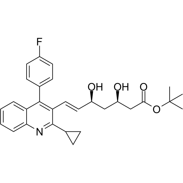 tert-Buthyl Pitavastatin  Chemical Structure