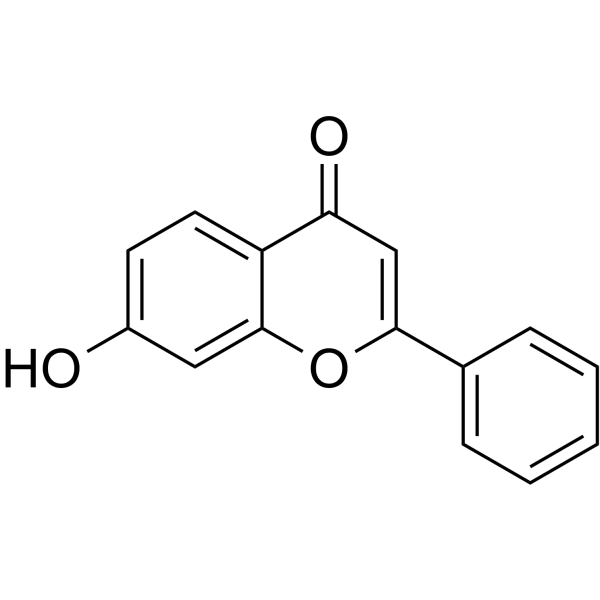 7-Hydroxyflavone Chemische Struktur