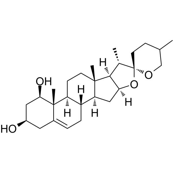 25(R,S)-Ruscogenin Chemical Structure