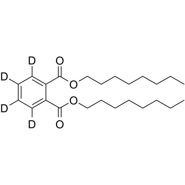 Dioctyl phthalate-d4 Chemical Structure