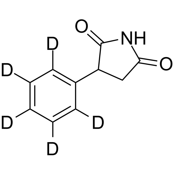 Norphensuximide-D5 化学構造