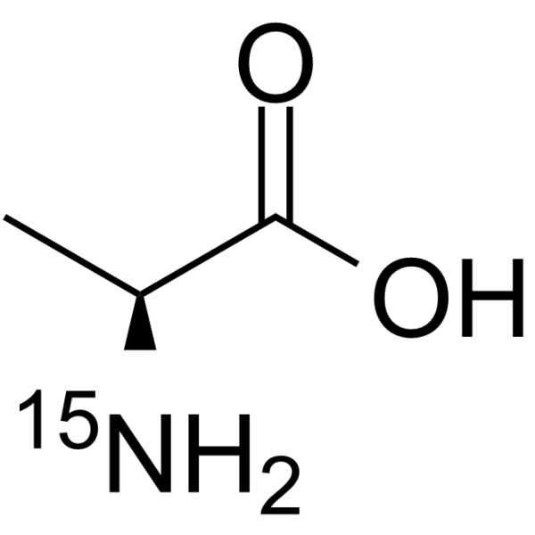 L-Alanine-15N Chemical Structure