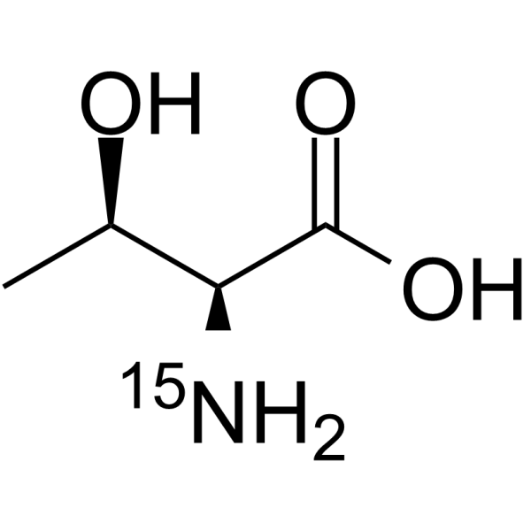 L-Threonine-15N Chemische Struktur