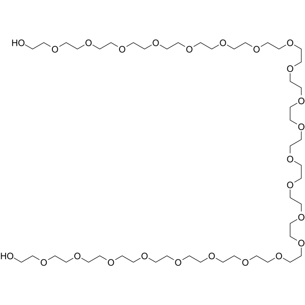 HO-PEG24-OH Chemische Struktur