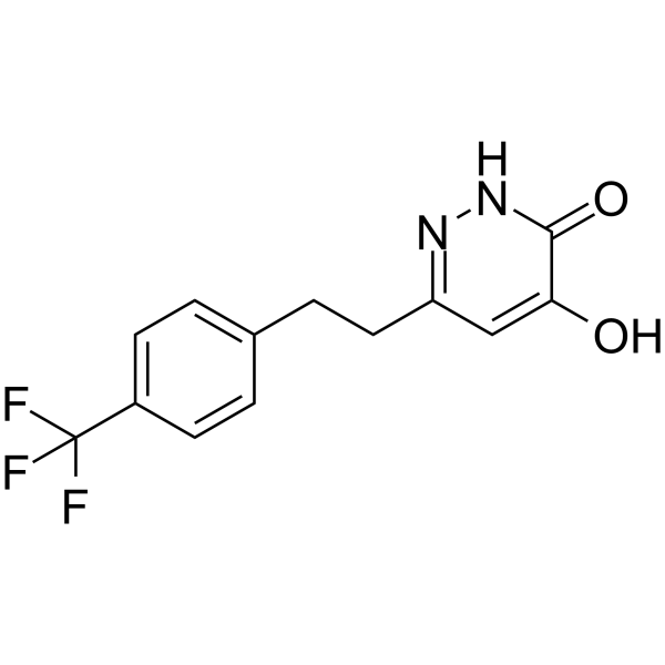 Luvadaxistat 化学構造