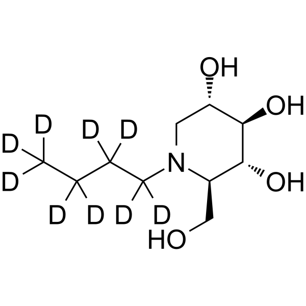 Miglustat-d9 Chemical Structure