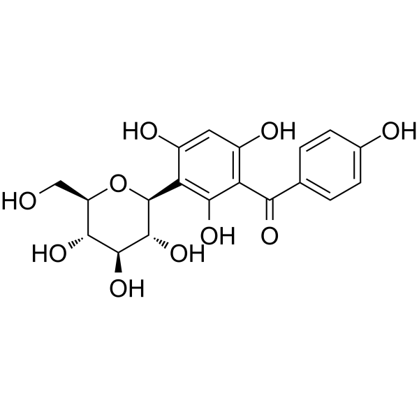 Iriflophenone 3-C-glucoside التركيب الكيميائي