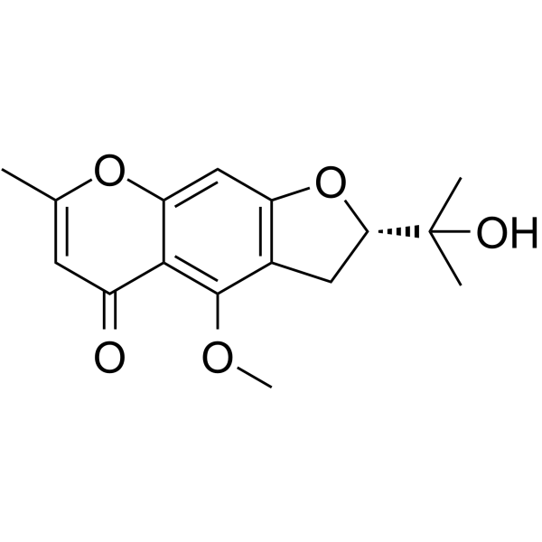 5-O-Methylvisamminol 化学構造