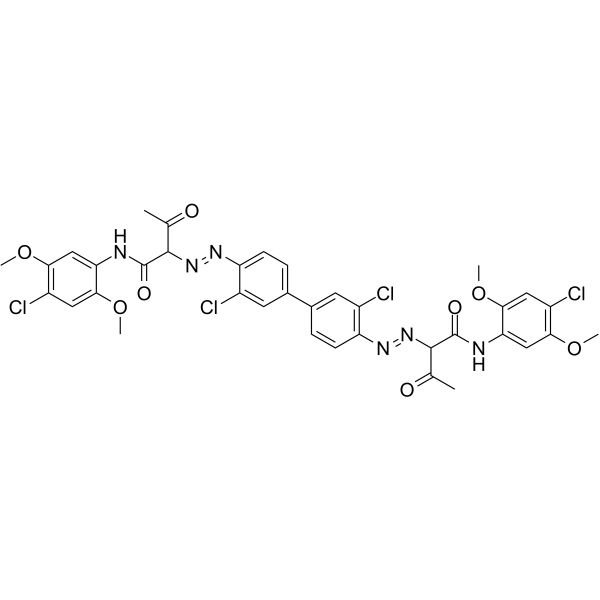 Pigment Yellow 83 Chemische Struktur