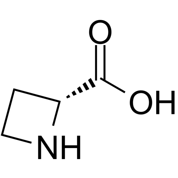 (R)-Azetidine-2-carboxylic acid Chemical Structure