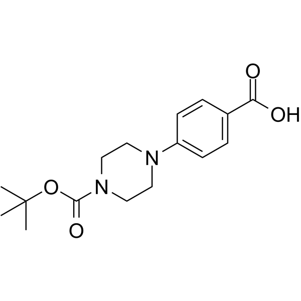 Boc-piperazine-benzoic acid Chemical Structure