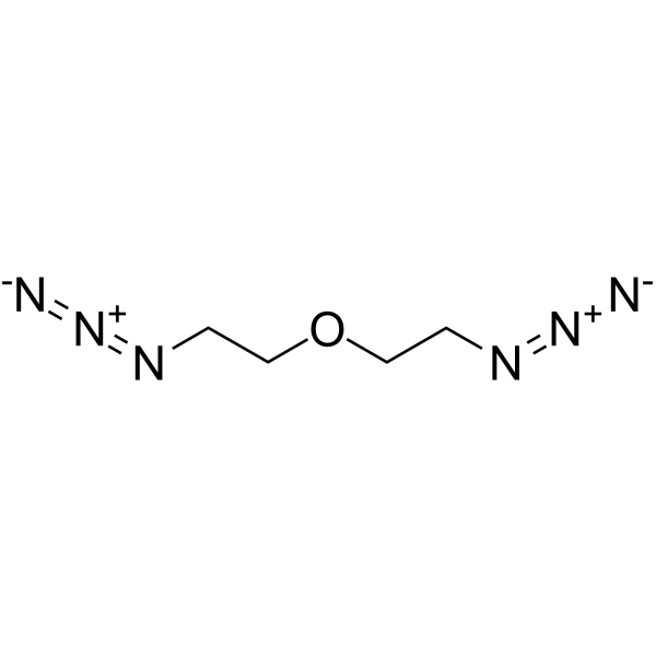 Azido-PEG1-azide التركيب الكيميائي