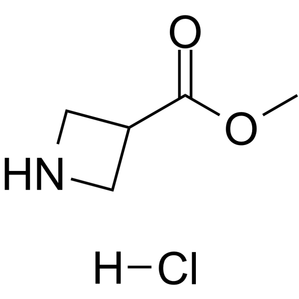 Methyl azetidine-3-carboxylate hydrochloride 化学構造