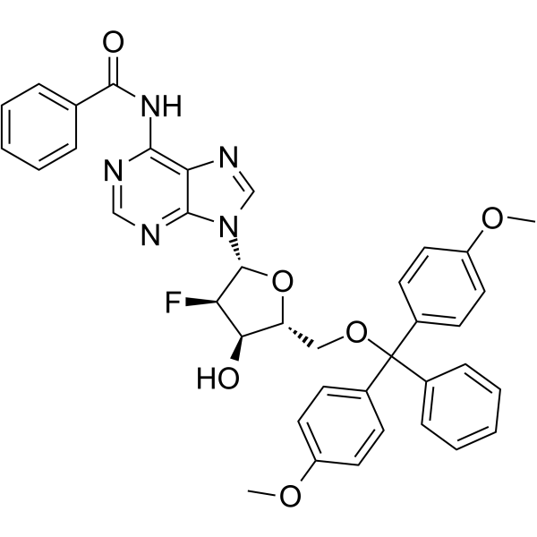 DMT-2’-F-Bz-dA Chemical Structure