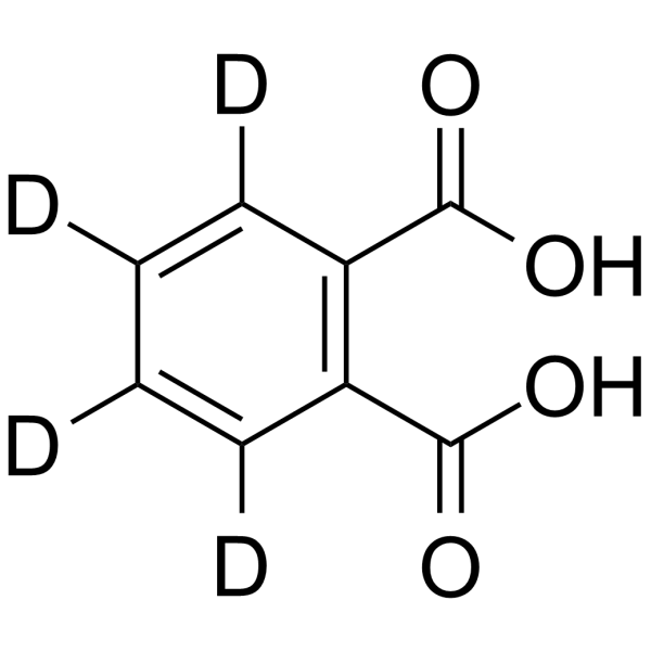 Phthalic acid-d4 Chemical Structure