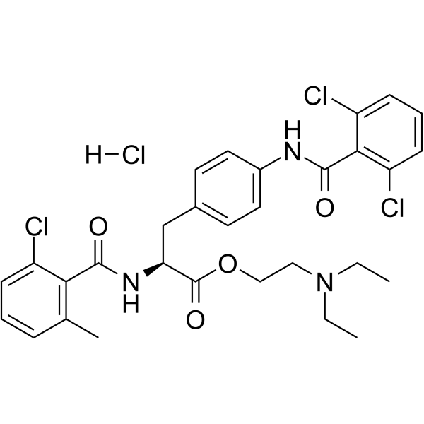 Valategrast hydrochloride Chemische Struktur