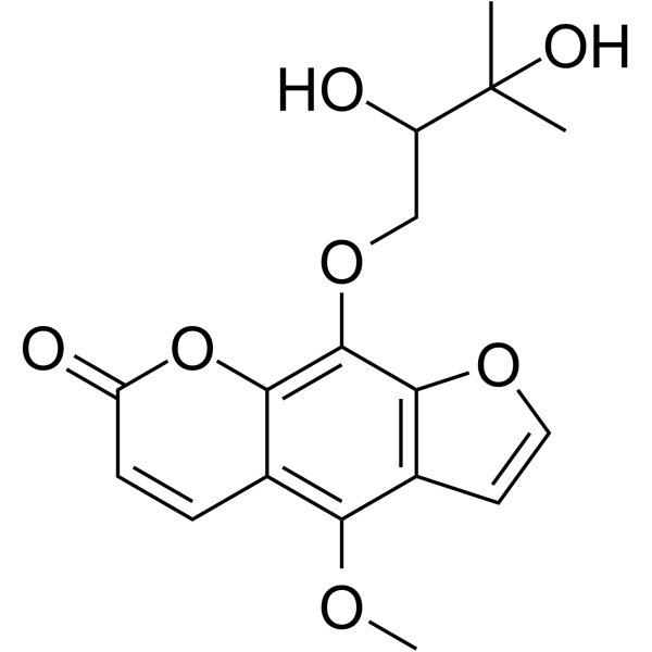 (Rac)-Byakangelicin التركيب الكيميائي