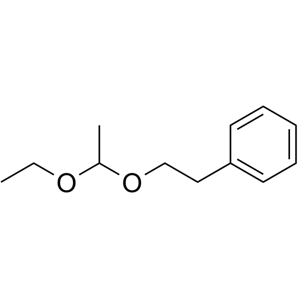 Ethyl phenethyl acetal 化学構造