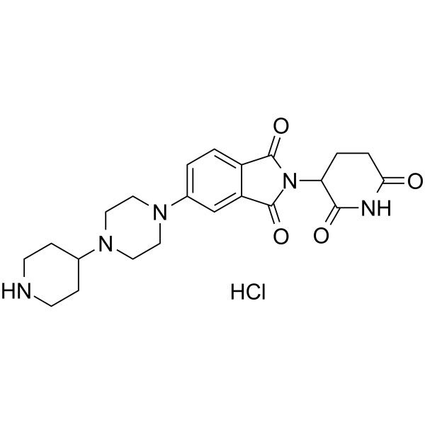 Thalidomide-Piperazine-Piperidine hydrochloride Chemische Struktur